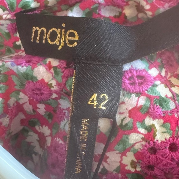 Maje
Pyad Cotton Floral Print Eyelet Jumpsuit - Picture 10 of 12